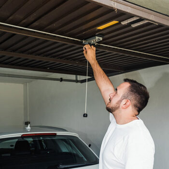serrure de la porte de garage